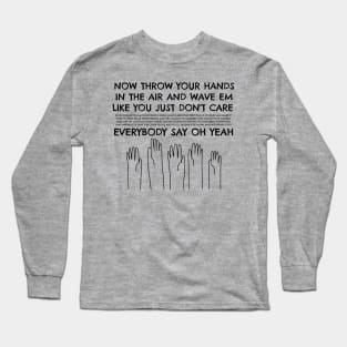 Throw Your Hands in the Air Depression Long Sleeve T-Shirt